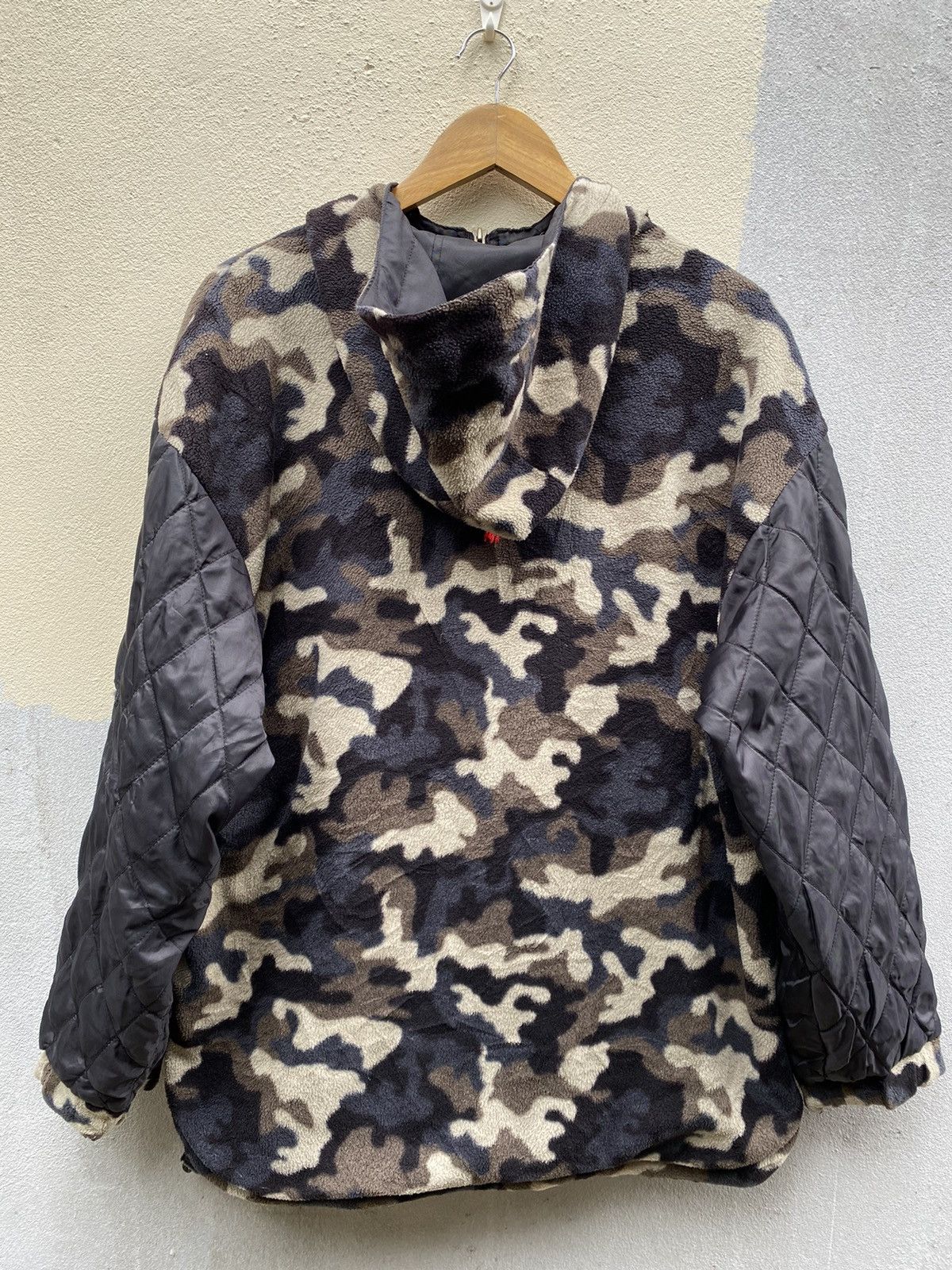 Vision Streetwear Reversible Vision Skate Fleece Camo Half Zip Anorak Jacket Size US L / EU 52-54 / 3 - 2 Thumbnail