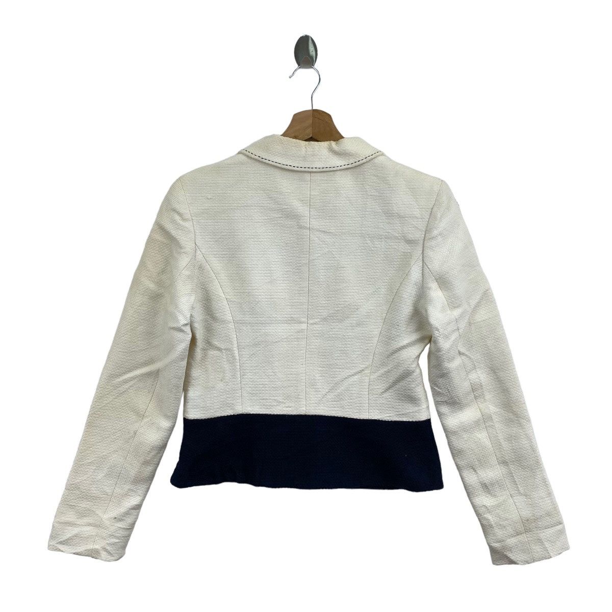Courreges Vintage COURREGES French Brand Button Up Crop Top Jacket Size XS / US 0-2 / IT 36-38 - 9 Thumbnail
