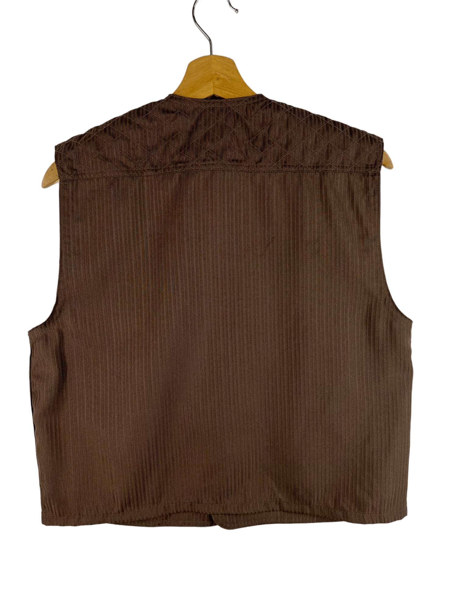 Japanese Brand WM NIKKA VEST OUTDOOR LIFE LINE GARMENT Size 40S - 3 Thumbnail