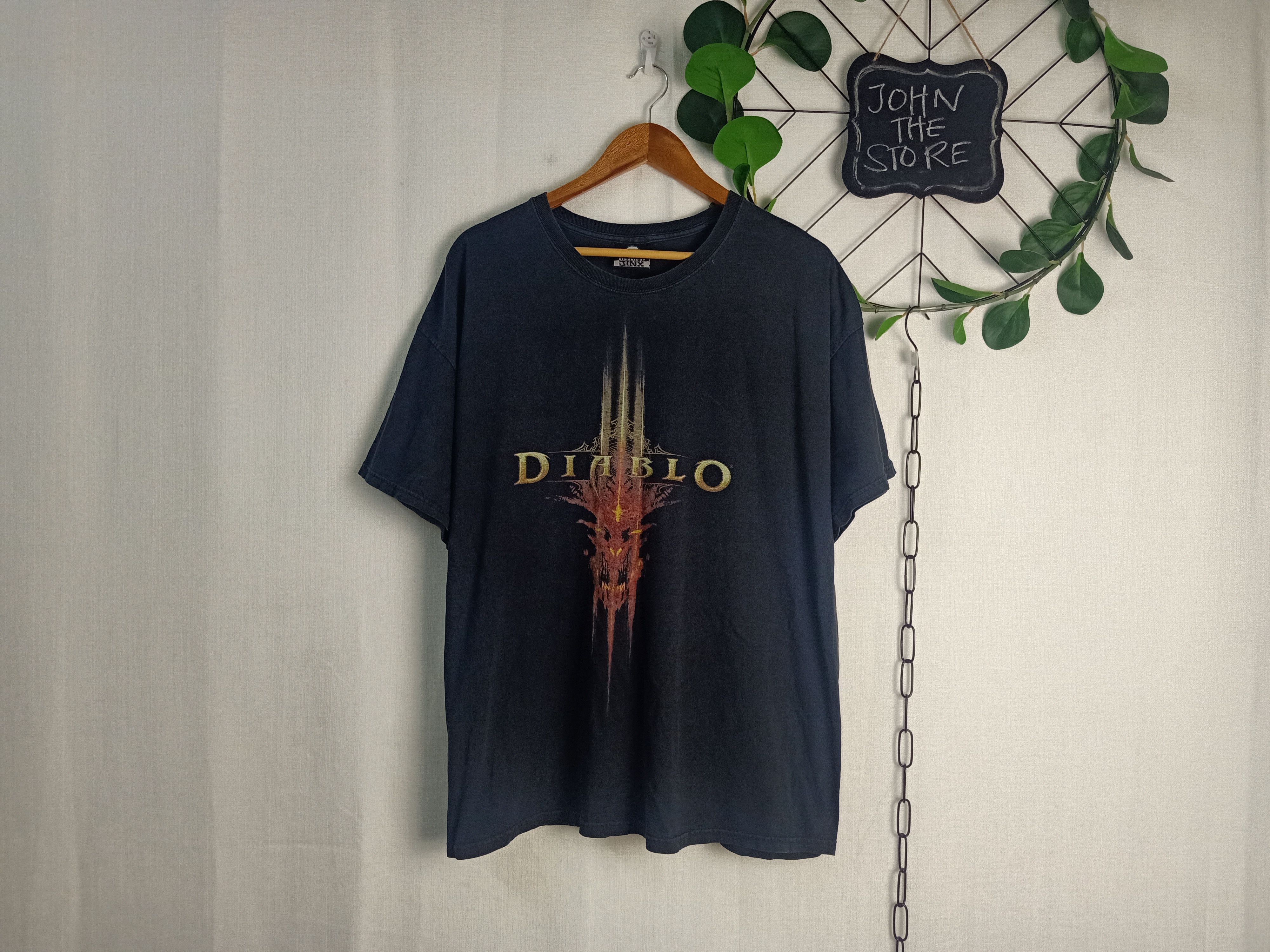 Vintage Blizzard entertainment game tee shirt Diablo game