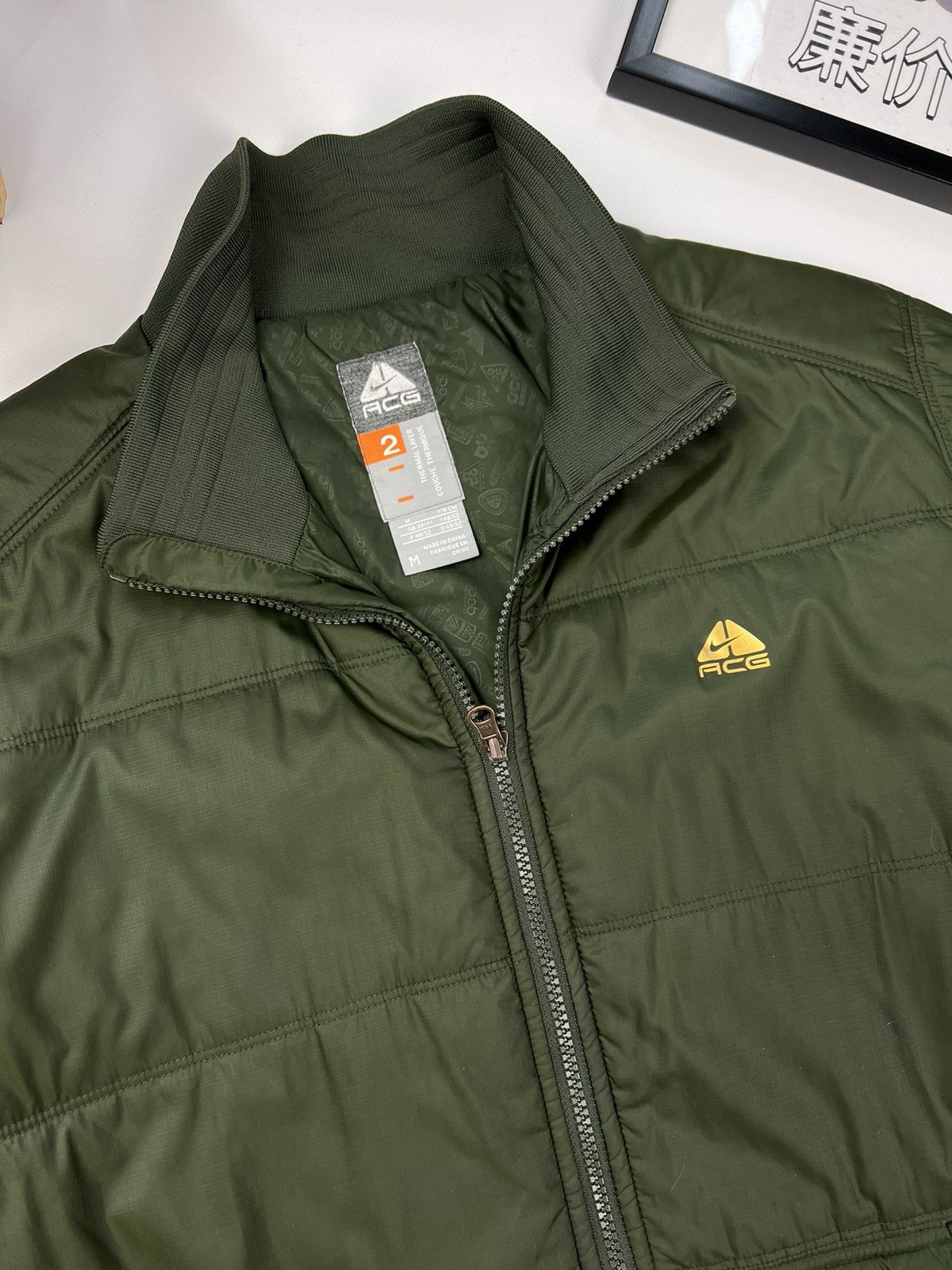 Nike × Nike ACG × Vintage Nike ACG Vintage 2 Thermal Layer Beige Quilted Liner Jacket Size US M / EU 48-50 / 2 - 2 Thumbnail