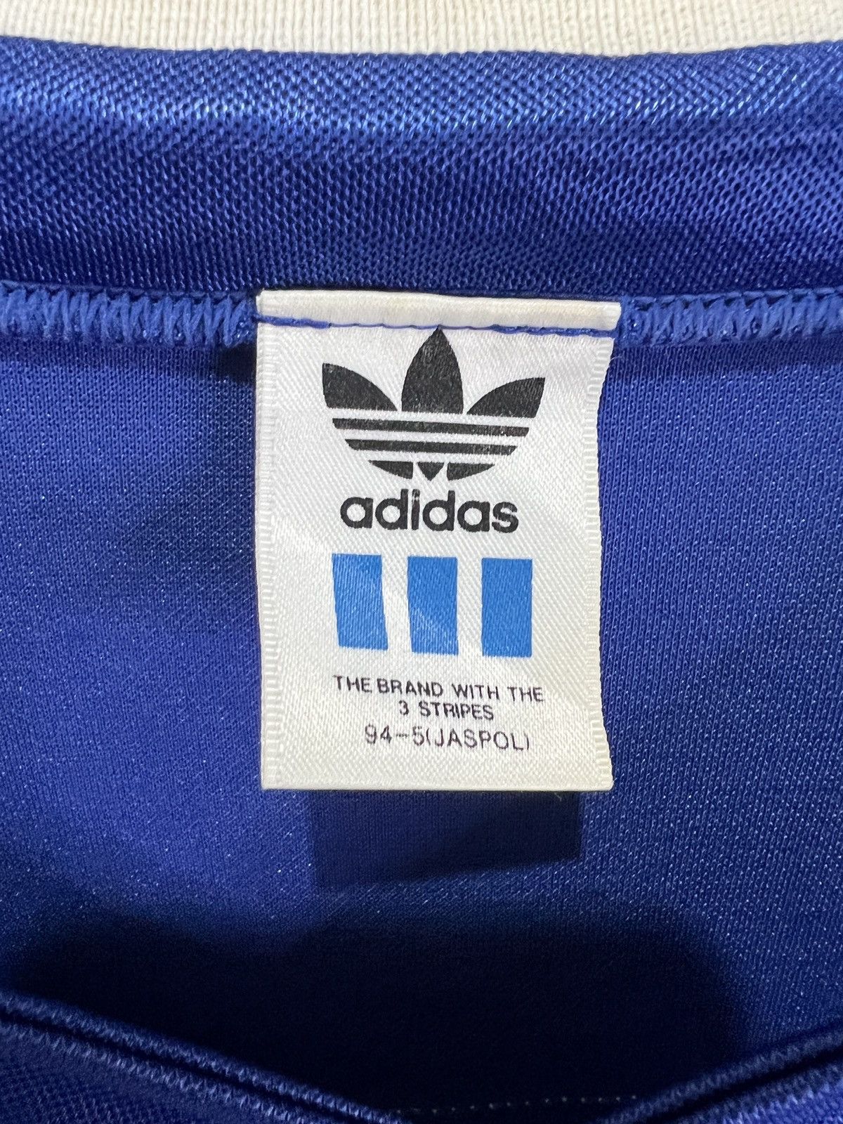Vintage Vintage 80s Adidas France Jersey Size US L / EU 52-54 / 3 - 5 Thumbnail