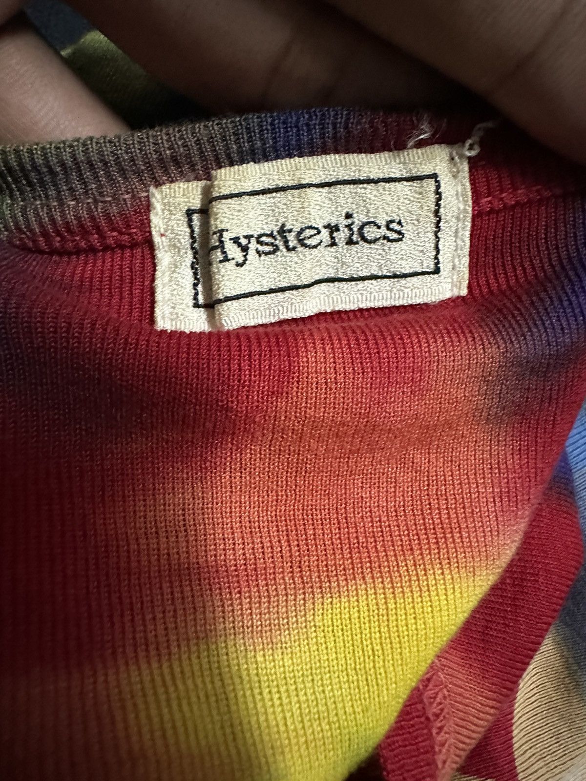 Hysteric Glamour 🔥Insane🔥 Early 90s Hysteric Glamour mesh tie dye Size US S / EU 44-46 / 1 - 12 Thumbnail