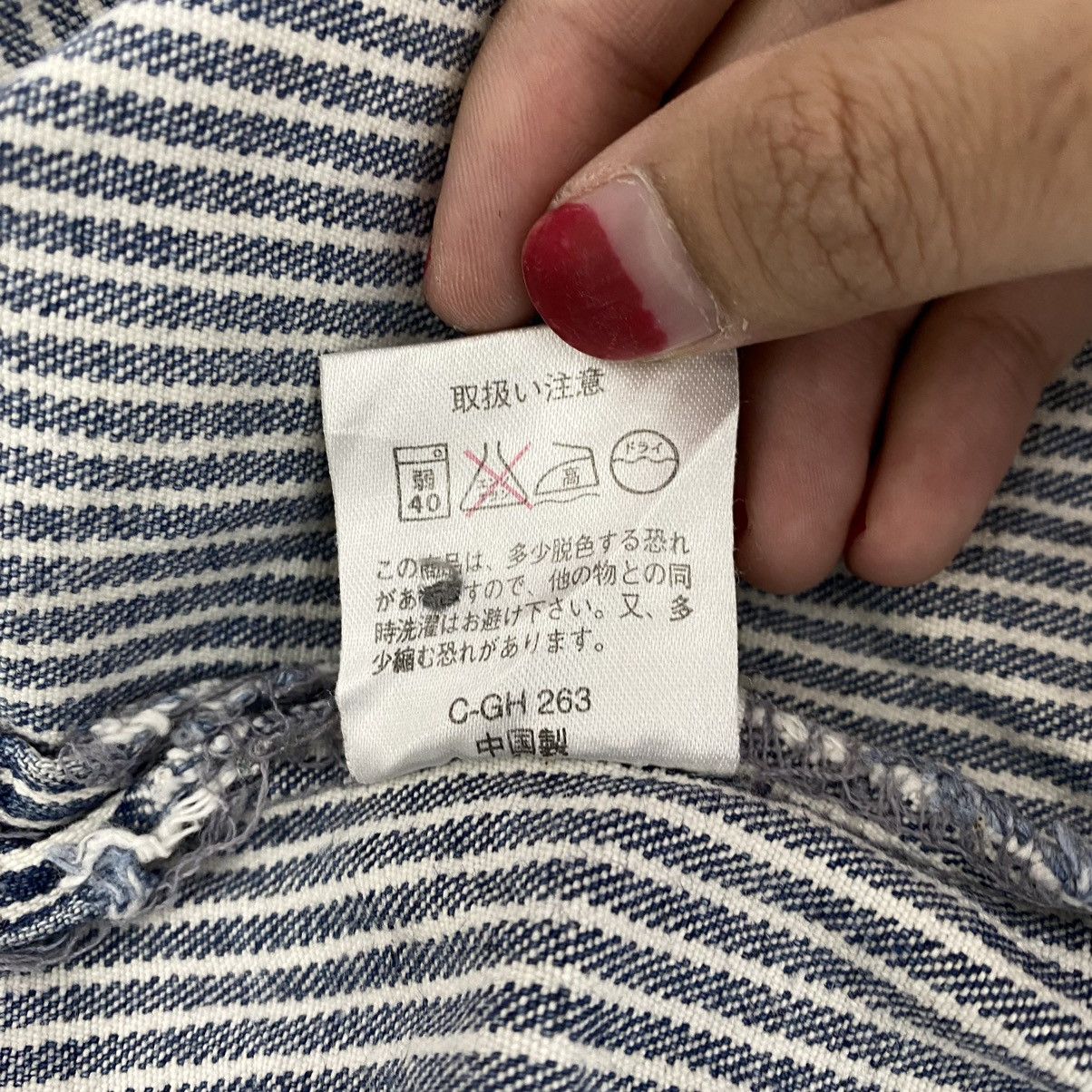 Vintage Vintage DOG HOUSE String Button Hickory Stripes Blue Shirt Size US L / EU 52-54 / 3 - 5 Thumbnail