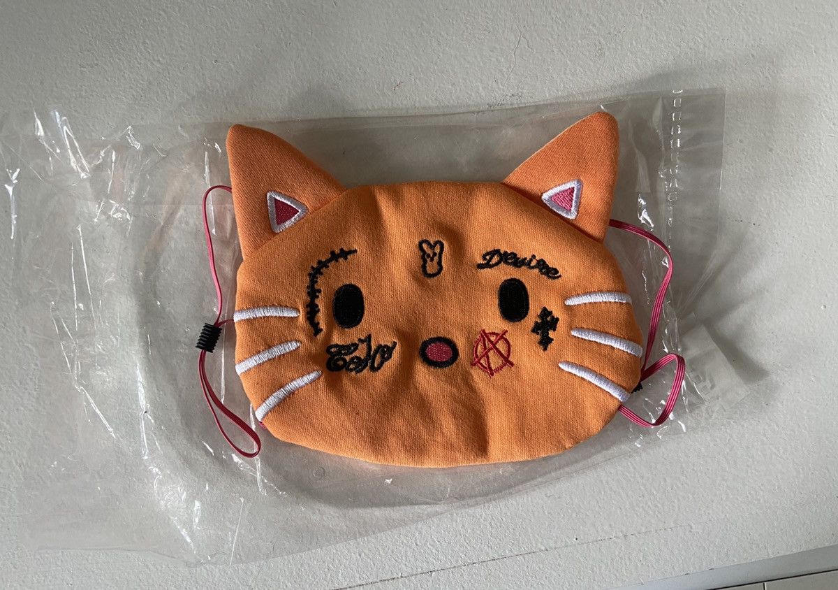 Rare Lil Tracy Orenji Cat Face Mask