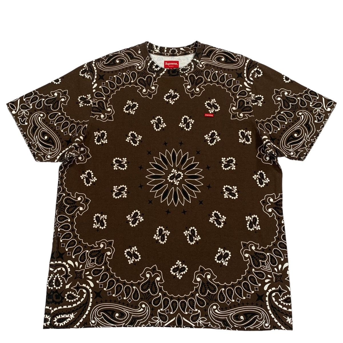 Supreme Bandana Box Logo Brown | Grailed