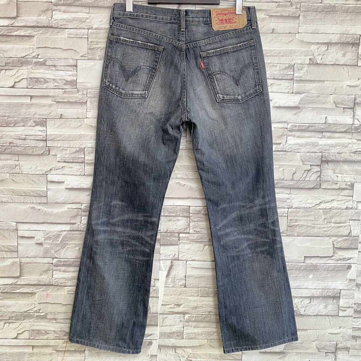 Levi's Vintage Levis 517 Flare Jeans Black Hedi Slimane 32x29 Size US 32 / EU 48 - 9 Thumbnail