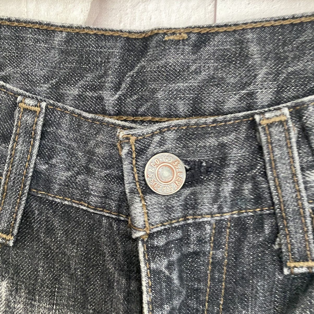 Levi's Vintage Levis 517 Flare Jeans Black Hedi Slimane 32x29 Size US 32 / EU 48 - 8 Thumbnail