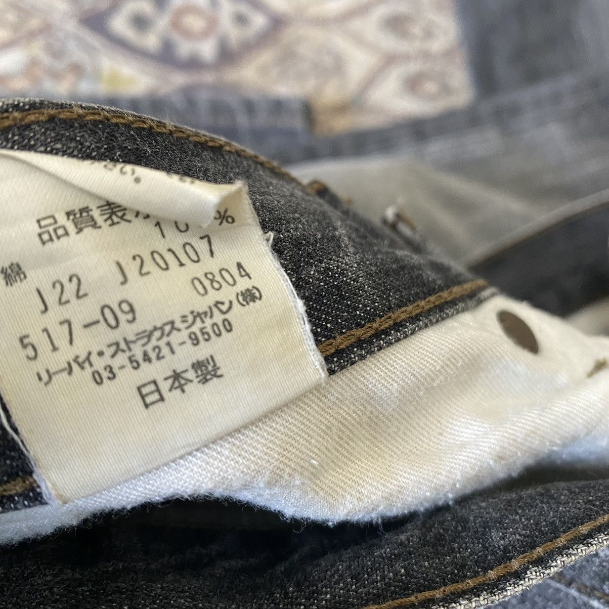 Levi's Vintage Levis 517 Flare Jeans Black Hedi Slimane 32x29 Size US 32 / EU 48 - 15 Thumbnail