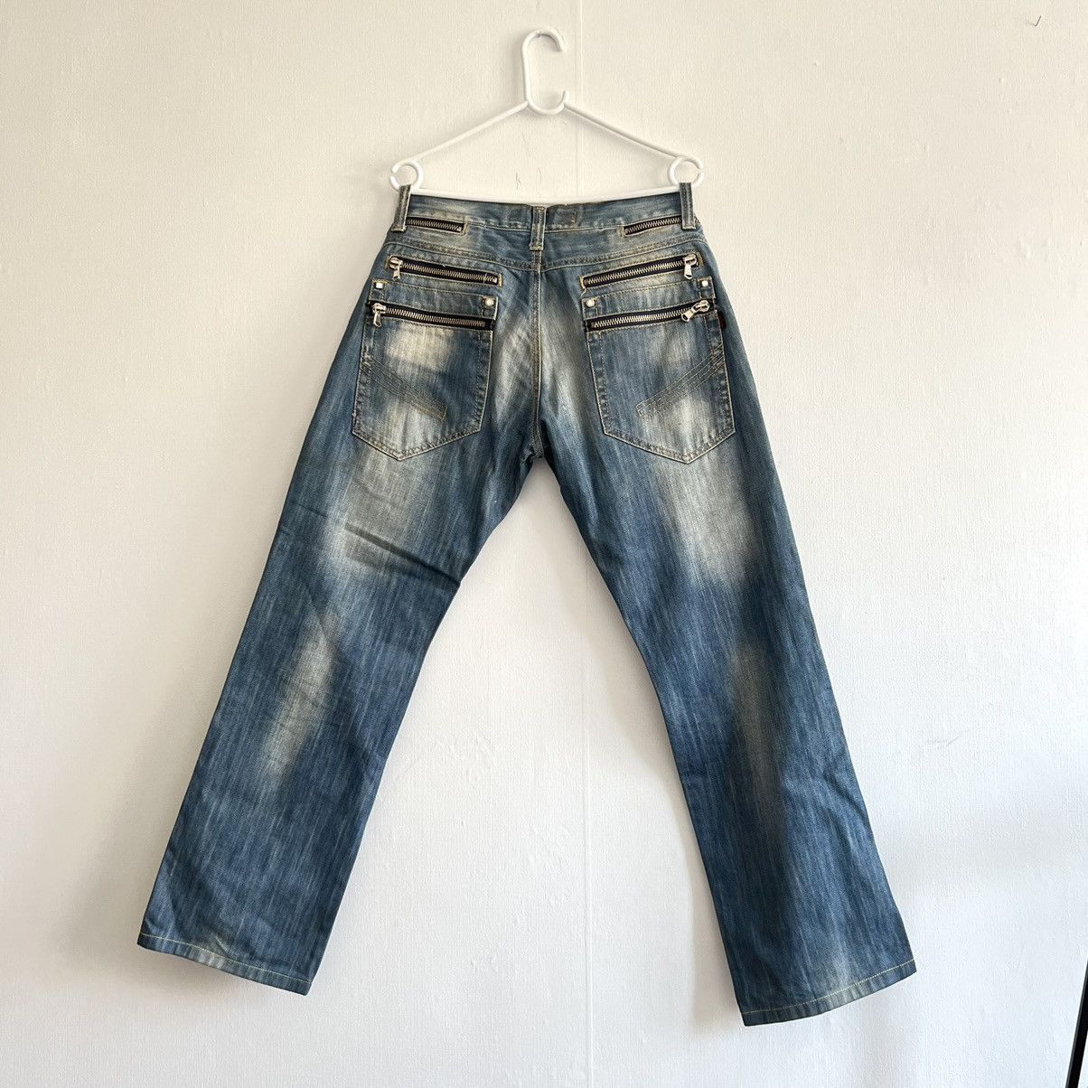 Japanese Brand × Vintage Vintage Japanese Multi Zippers Jeans Size US 32 / EU 48 - 12 Thumbnail