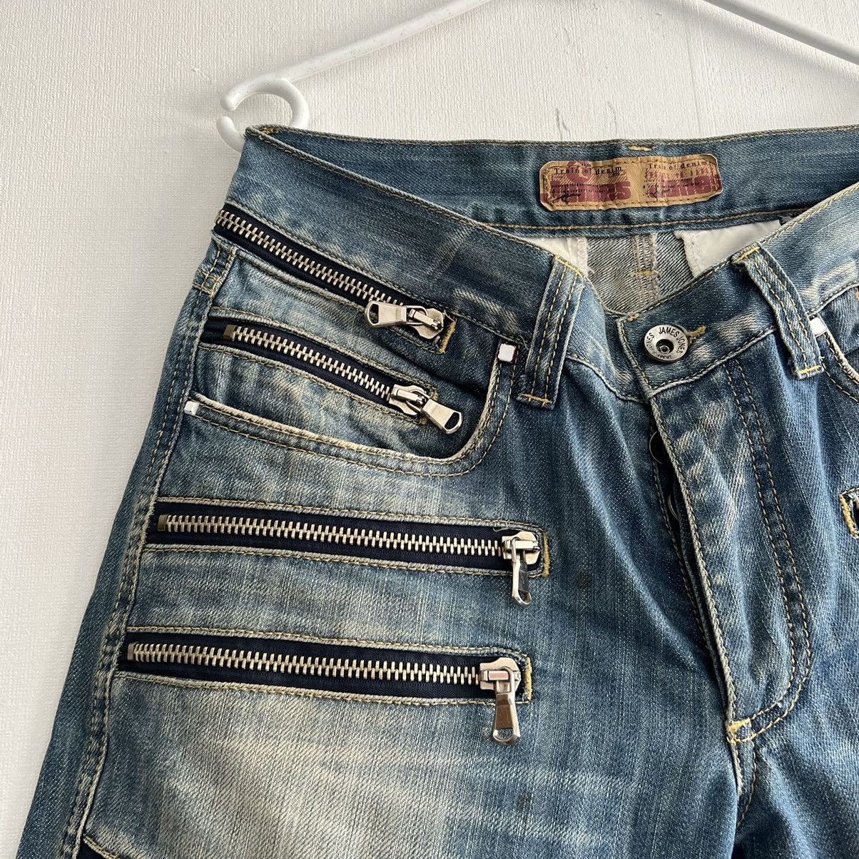 Japanese Brand × Vintage Vintage Japanese Multi Zippers Jeans Size US 32 / EU 48 - 9 Thumbnail