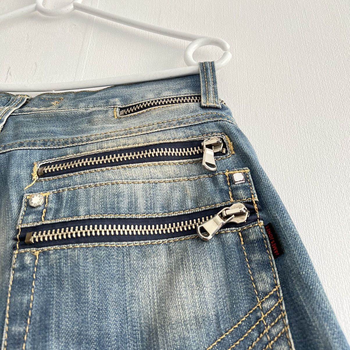 Japanese Brand × Vintage Vintage Japanese Multi Zippers Jeans Size US 32 / EU 48 - 14 Thumbnail