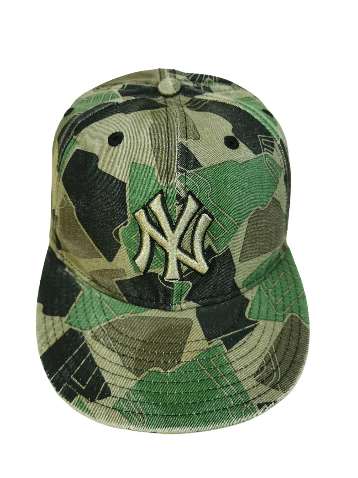 MLB 🔥4 MONTHS SALE🔥 VINTAGE NEW YORK MLB NEW ERA CAMO HAT CAP Size ONE SIZE - 1 Thumbnail