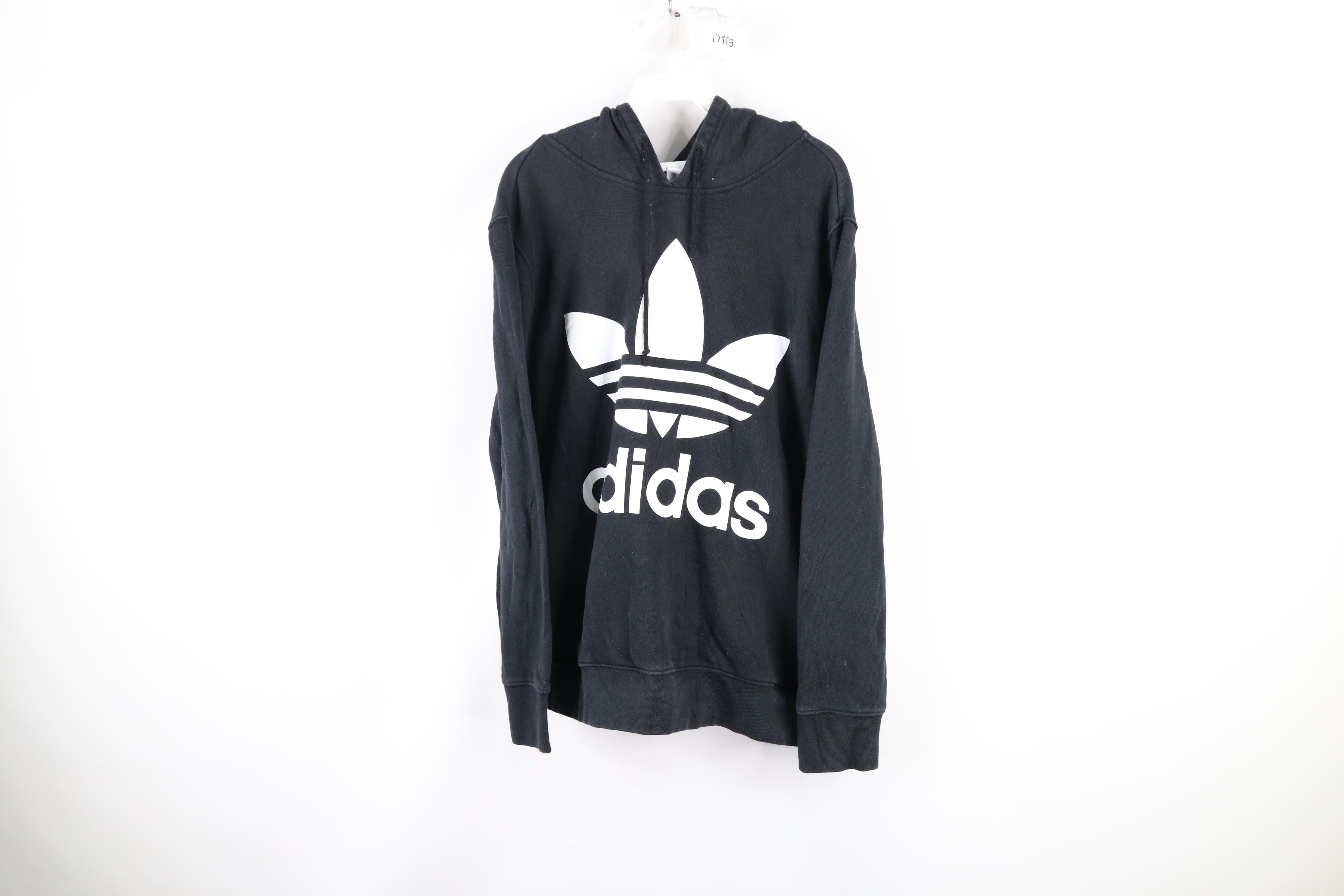 Adidas Adidas Baggy Oversized Fit Spell Out Big Logo Hoodie Black Size L / US 10 / IT 46 - 1 Preview