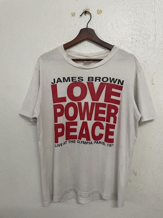 Supreme Supreme James Brown “Love Power Peace” Tee | Grailed