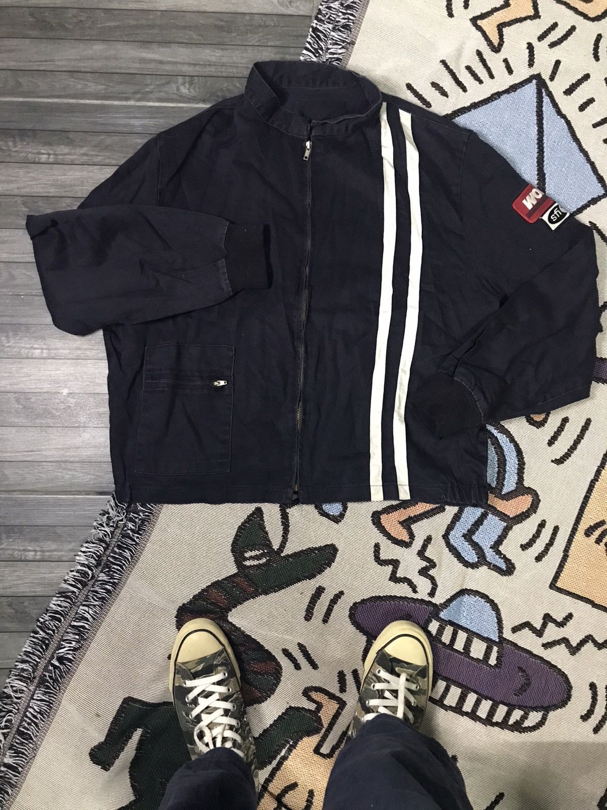 Vintage WORTH RACING worker jacket
