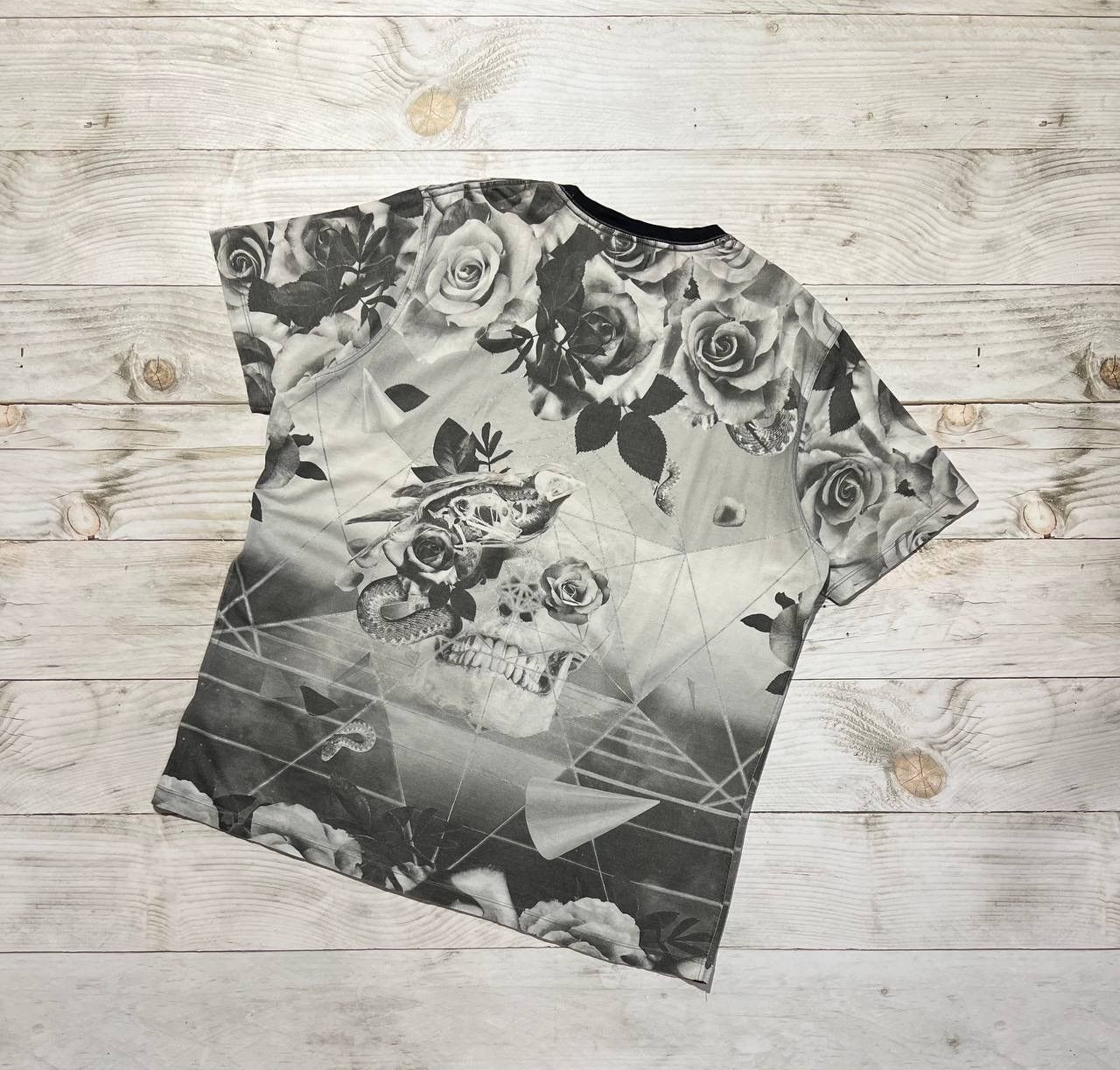 Diesel Diesel T-Shirt Skull Flower Snake AOP Y2K Size US XL / EU 56 / 4 - 11 Thumbnail