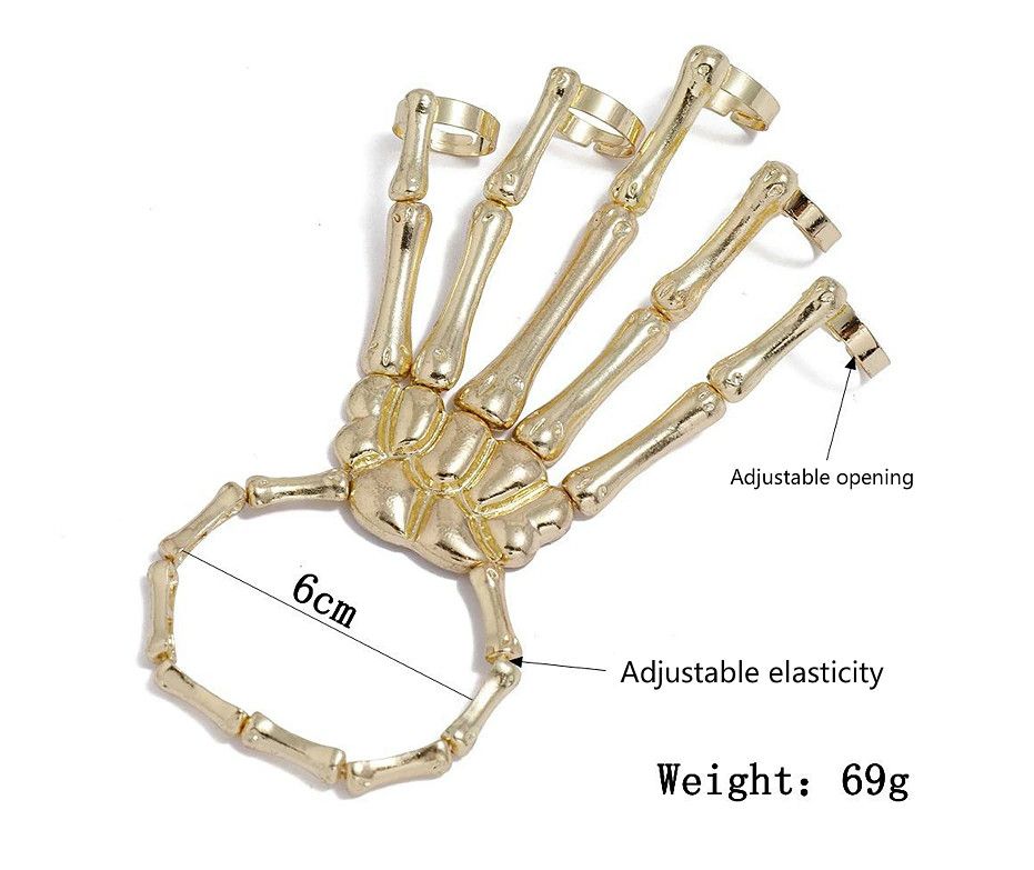Other Punk Hand Skeleton Size ONE SIZE - 5 Thumbnail