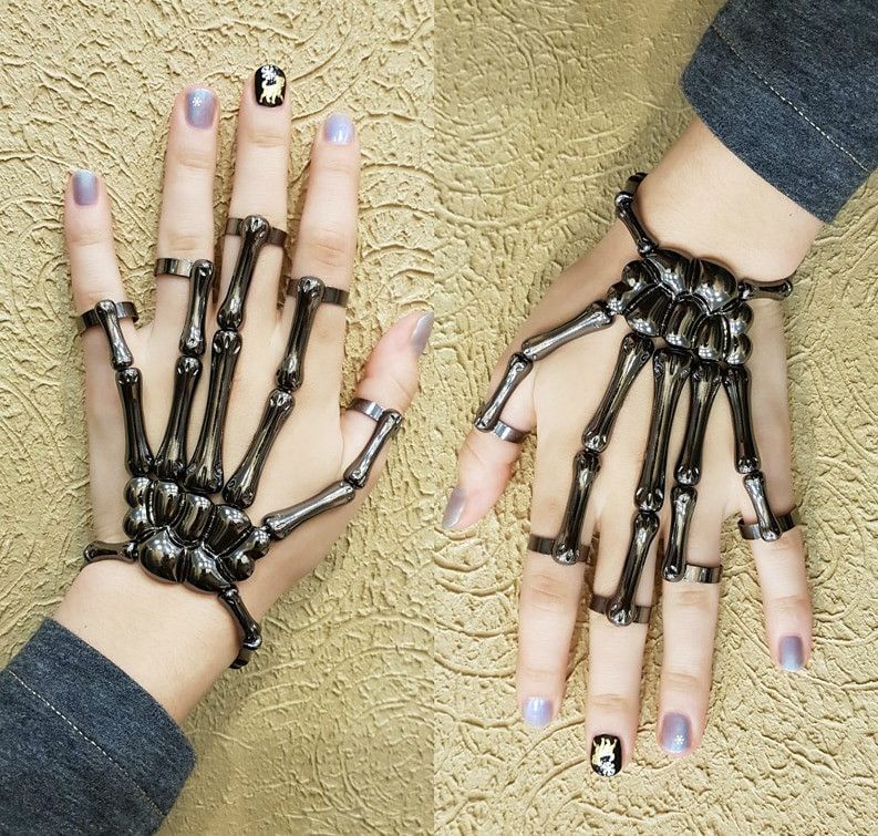 Other Punk Hand Skeleton Size ONE SIZE - 3 Thumbnail