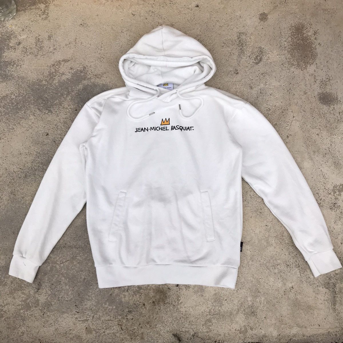 image of Art x Jean Michel Basquiat Vintage Jean Michel Basquiat in White, Men's (Size Medium)