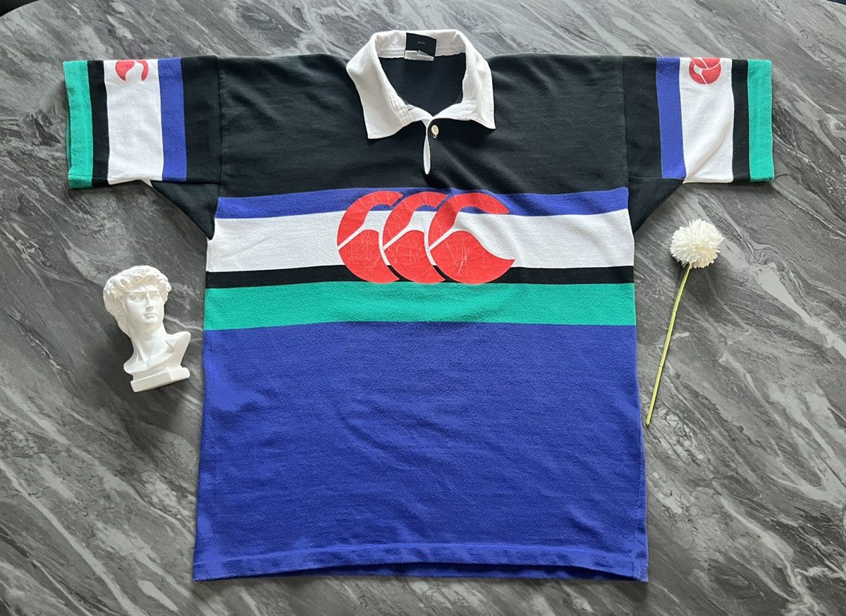 Canterbury Of New Zealand : Polo Center Logo Multi Color