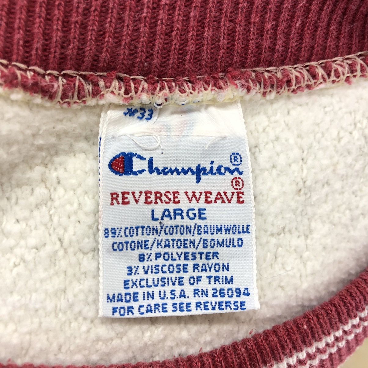 Champion × Vintage 90s Champion Reverse Weave Sweatshirt Crew Neck Size US M / EU 48-50 / 2 - 5 Thumbnail