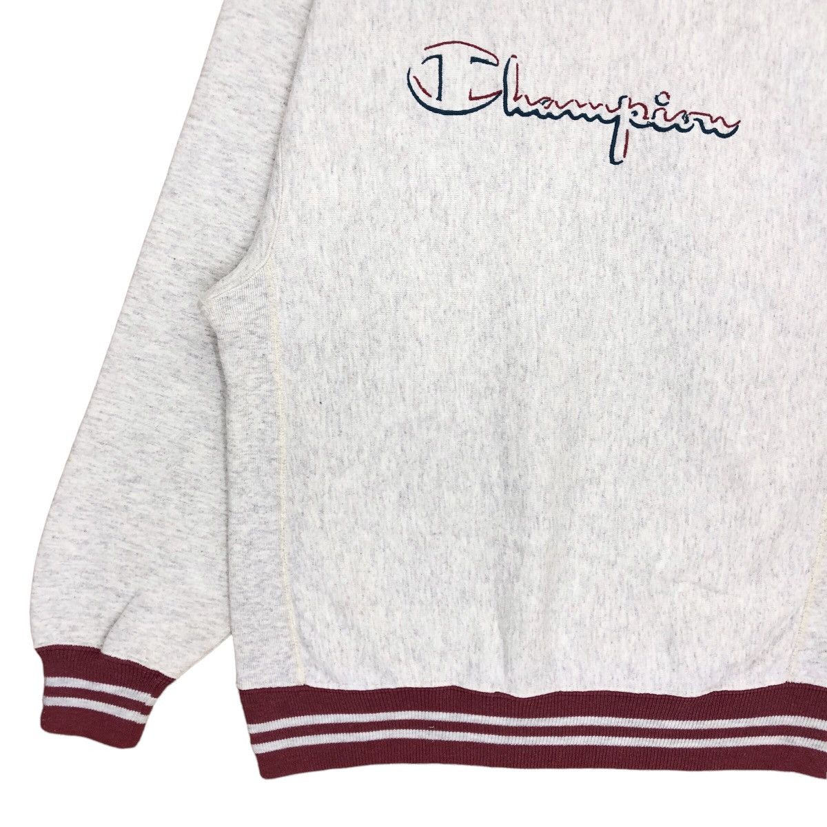 Champion × Vintage 90s Champion Reverse Weave Sweatshirt Crew Neck Size US M / EU 48-50 / 2 - 2 Thumbnail