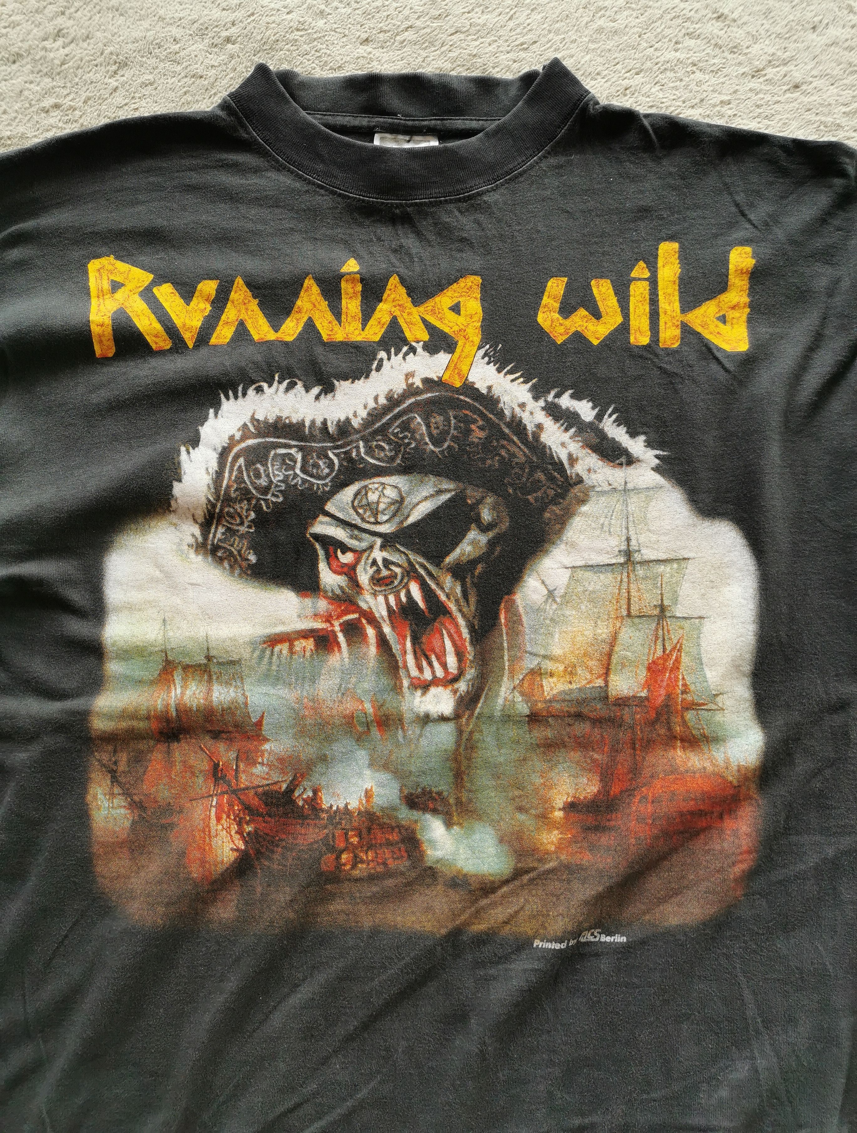 Band Tees × Vintage 1995 Vintage Running Wild Band Metal Meetings Tour Shirt Size US L / EU 52-54 / 3 - 3 Thumbnail