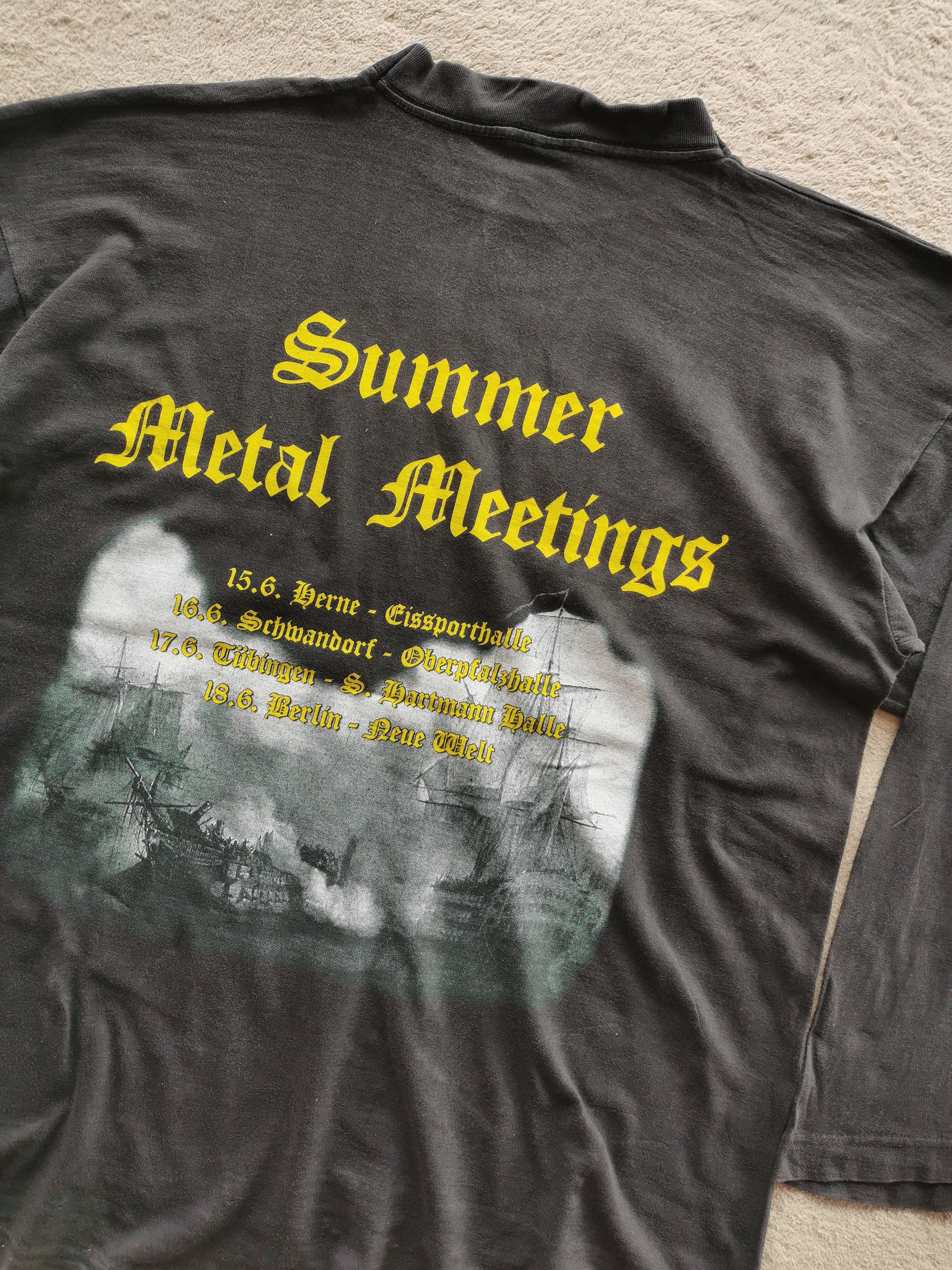 Band Tees × Vintage 1995 Vintage Running Wild Band Metal Meetings Tour Shirt Size US L / EU 52-54 / 3 - 4 Thumbnail