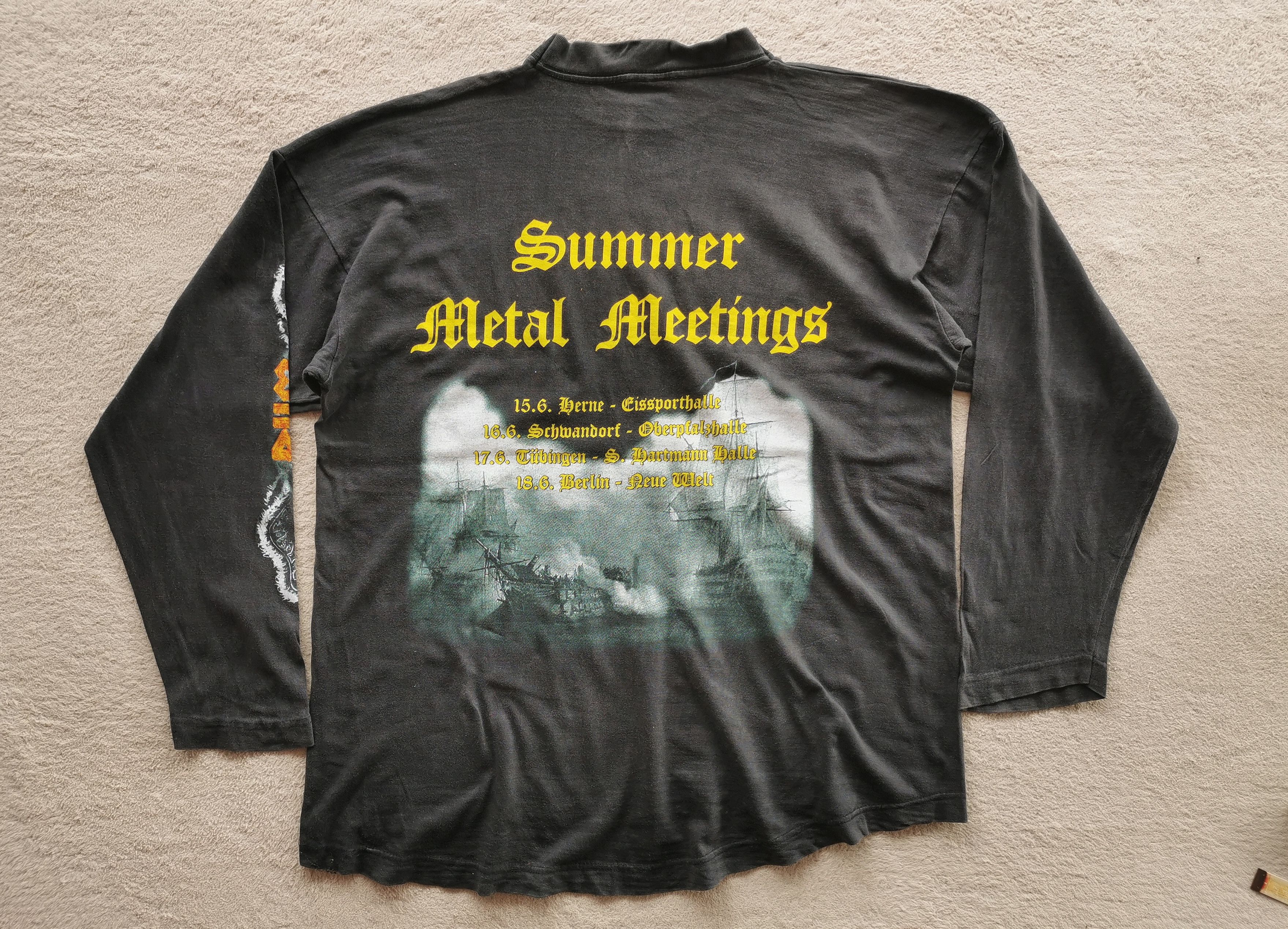 Band Tees × Vintage 1995 Vintage Running Wild Band Metal Meetings Tour Shirt Size US L / EU 52-54 / 3 - 6 Thumbnail