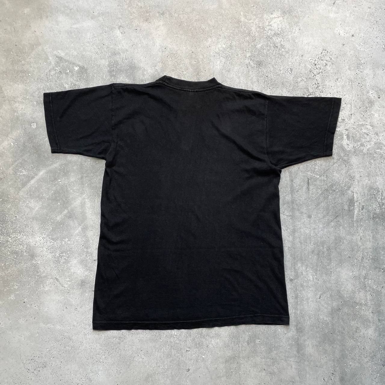 Vintage Vintage 90s Piss Off Quote T Shirt Faded Black Size US L / EU 52-54 / 3 - 13 Thumbnail