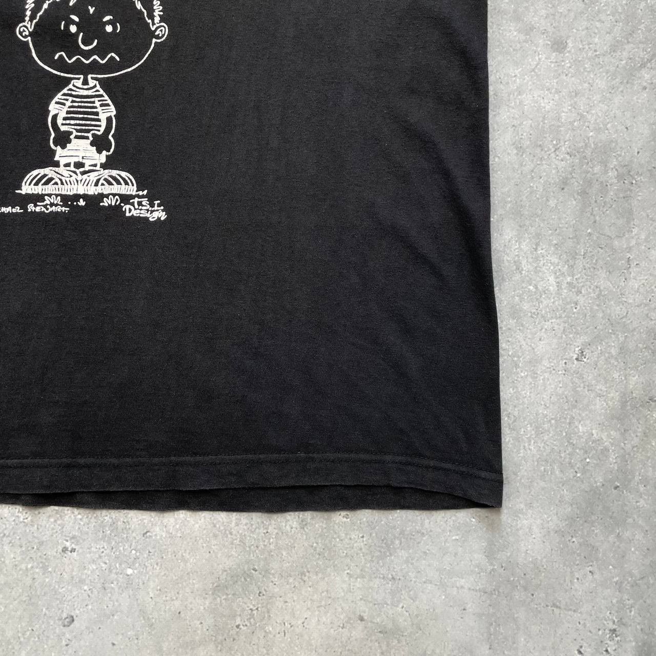 Vintage Vintage 90s Piss Off Quote T Shirt Faded Black Size US L / EU 52-54 / 3 - 12 Thumbnail