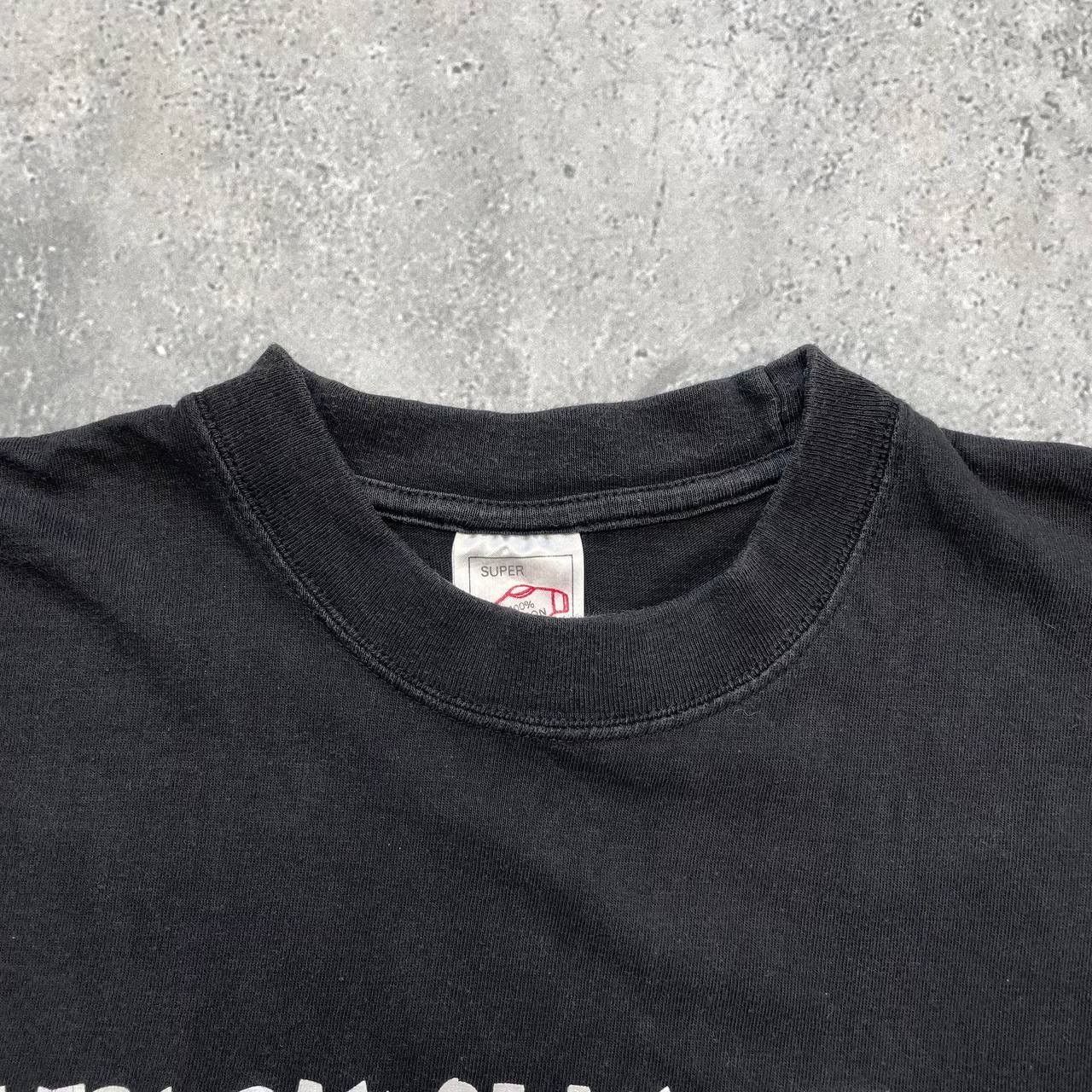 Vintage Vintage 90s Piss Off Quote T Shirt Faded Black Size US L / EU 52-54 / 3 - 6 Thumbnail