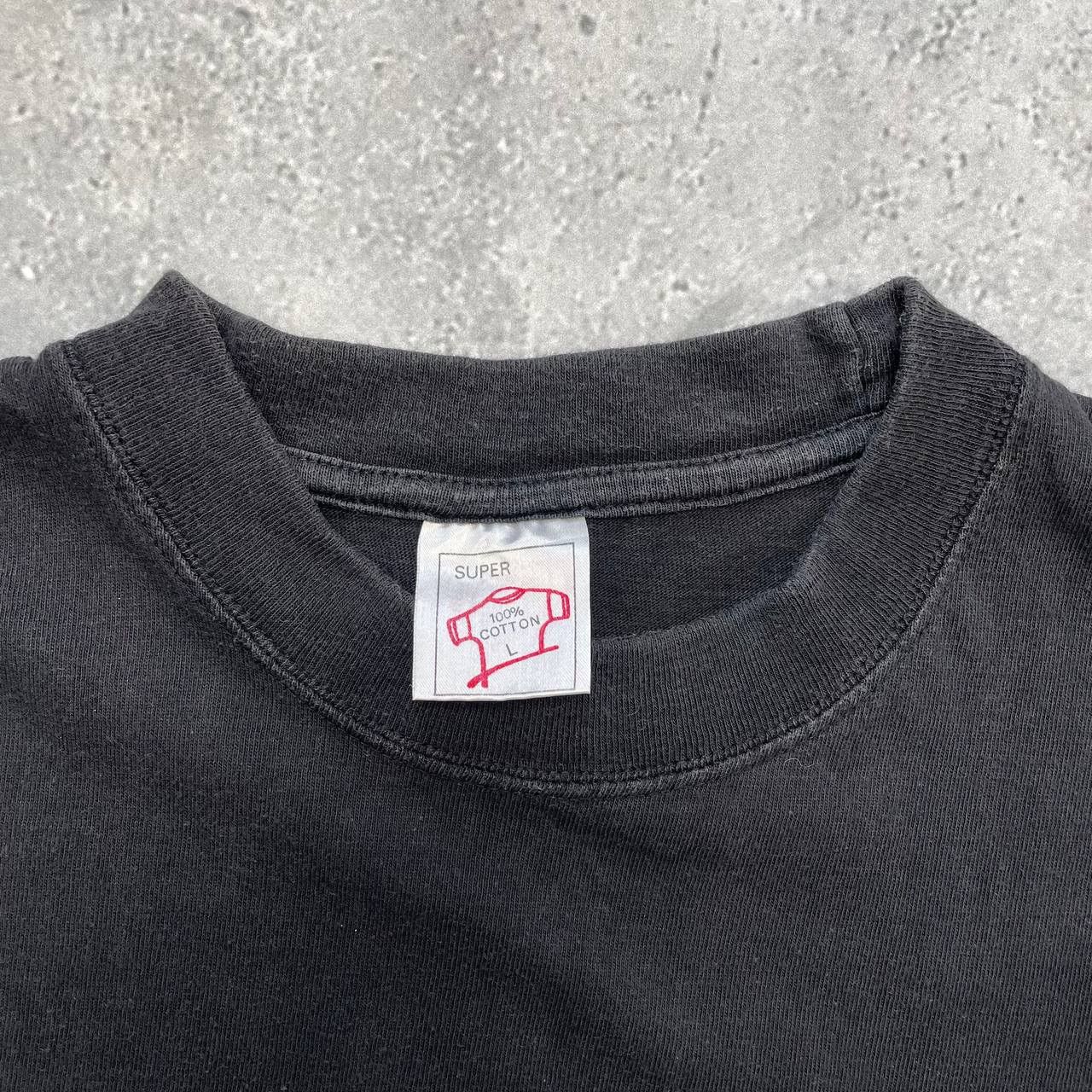 Vintage Vintage 90s Piss Off Quote T Shirt Faded Black Size US L / EU 52-54 / 3 - 7 Thumbnail