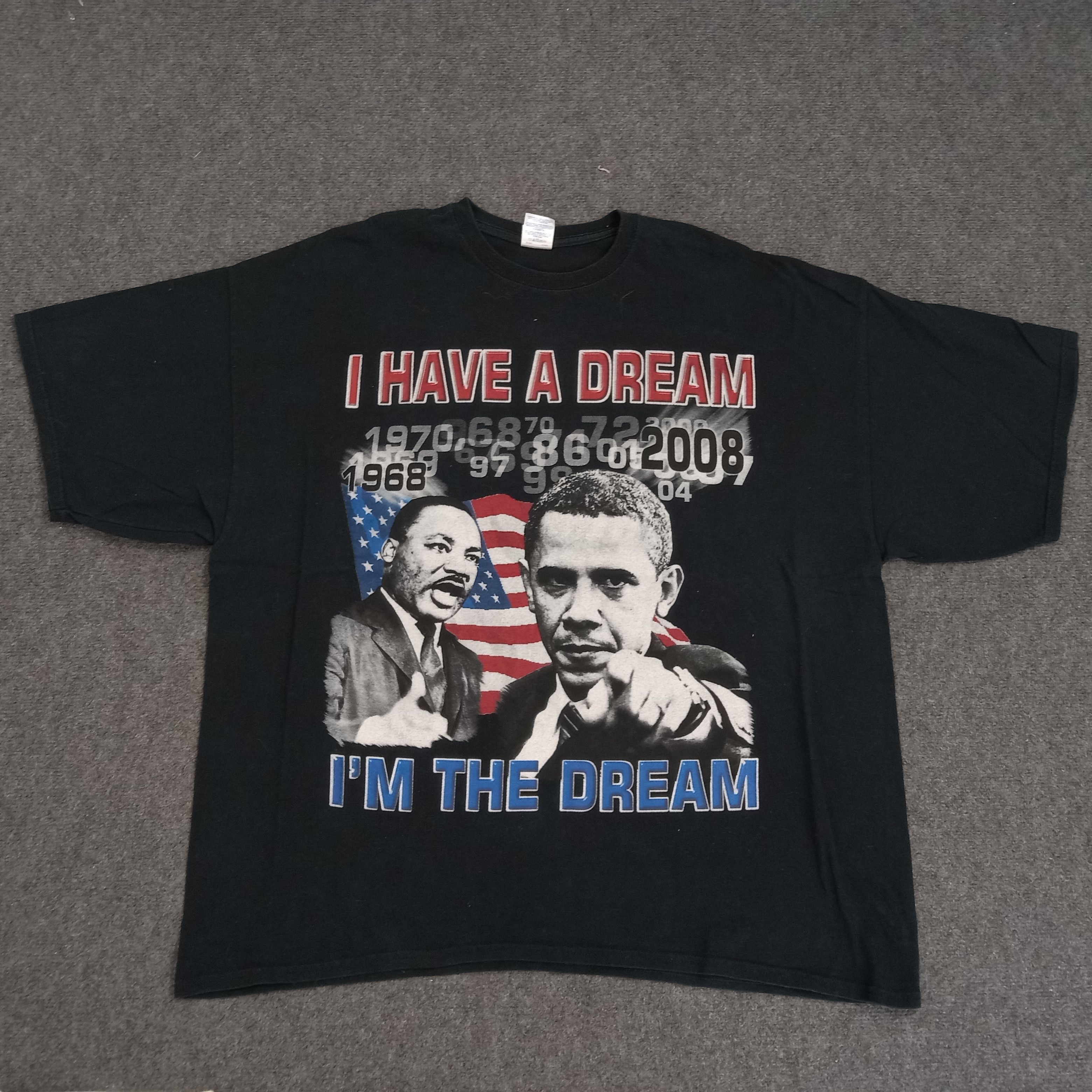 Gildan × President's × Vintage Barrack Obama American Presidents Tshirt Size US XXL / EU 58 / 5 - 1 Thumbnail