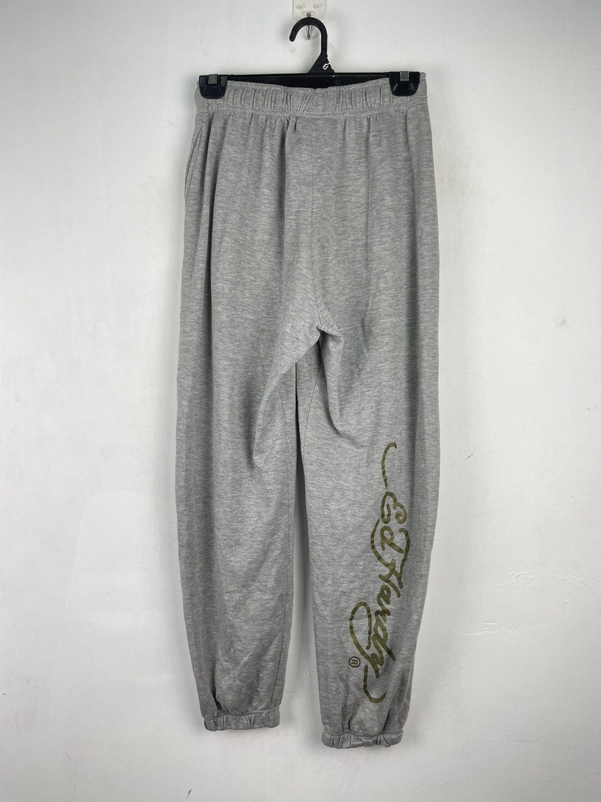 image of Ed Hardy Jogger Pants in Grey, Men's (Size 33)