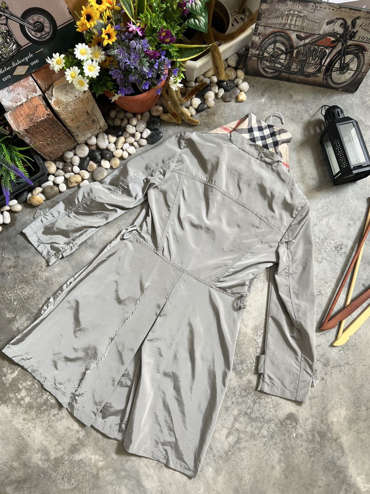 Burberry Vintage 🖤 Burberry Double Breast Trench Coat Size US S / EU 44-46 / 1 - 8 Thumbnail