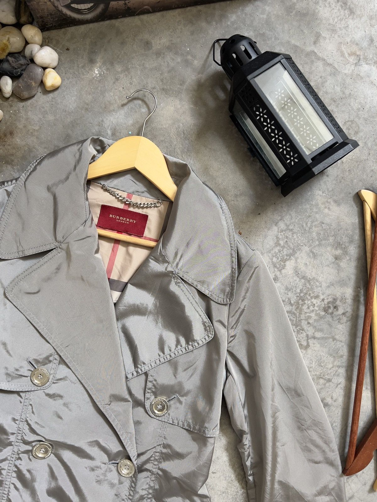 Burberry Vintage 🖤 Burberry Double Breast Trench Coat Size US S / EU 44-46 / 1 - 9 Thumbnail