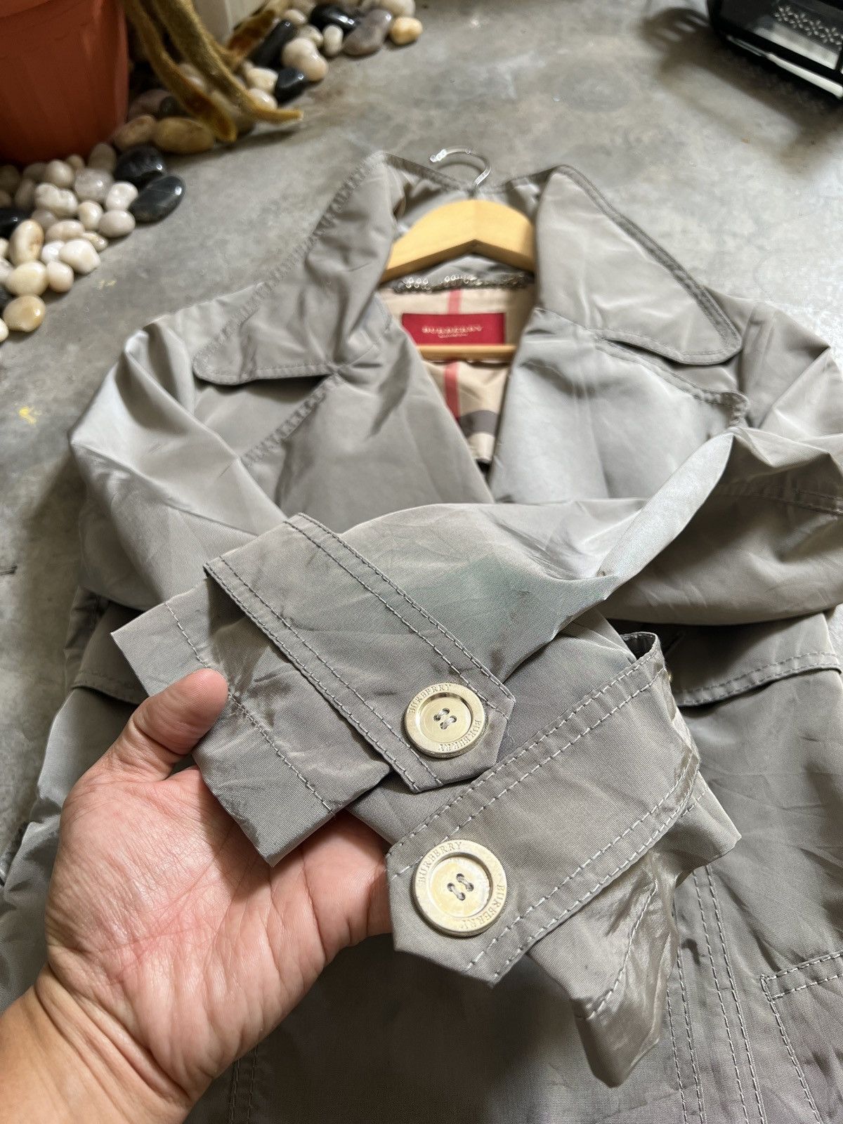 Burberry Vintage 🖤 Burberry Double Breast Trench Coat Size US S / EU 44-46 / 1 - 10 Thumbnail