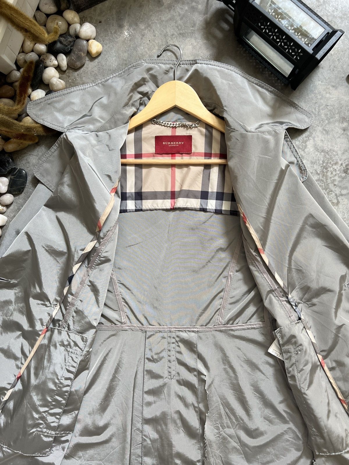 Burberry Vintage 🖤 Burberry Double Breast Trench Coat Size US S / EU 44-46 / 1 - 12 Thumbnail