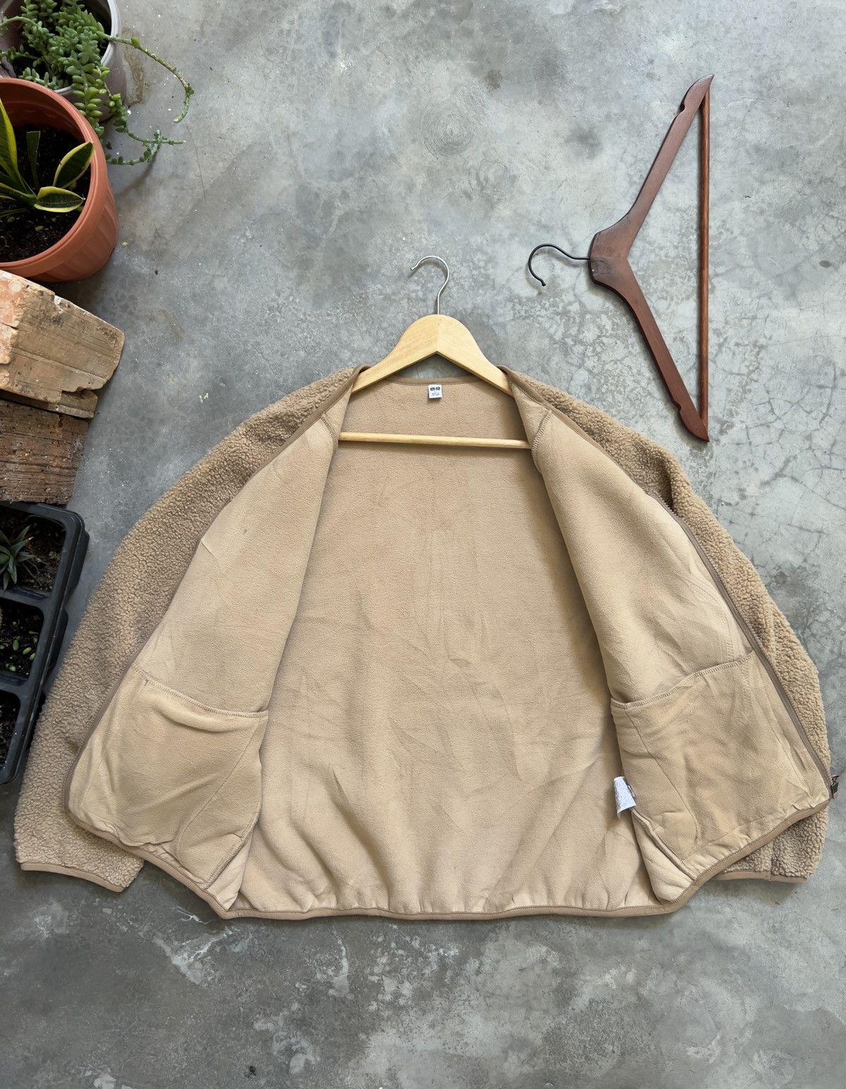 Japanese Brand × Uniqlo VTG 🔥 Uniqlo Deep Pile Fleece Sherpa Zipper Up Warm Cardigan Size US L / EU 52-54 / 3 - 6 Thumbnail