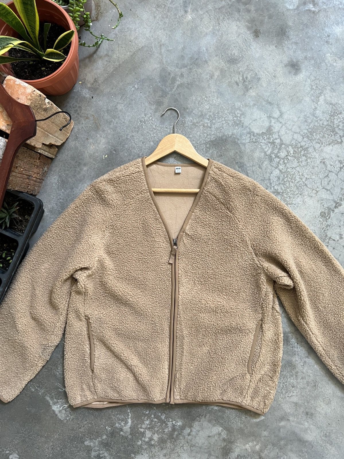 Japanese Brand × Uniqlo VTG 🔥 Uniqlo Deep Pile Fleece Sherpa Zipper Up Warm Cardigan Size US L / EU 52-54 / 3 - 2 Thumbnail