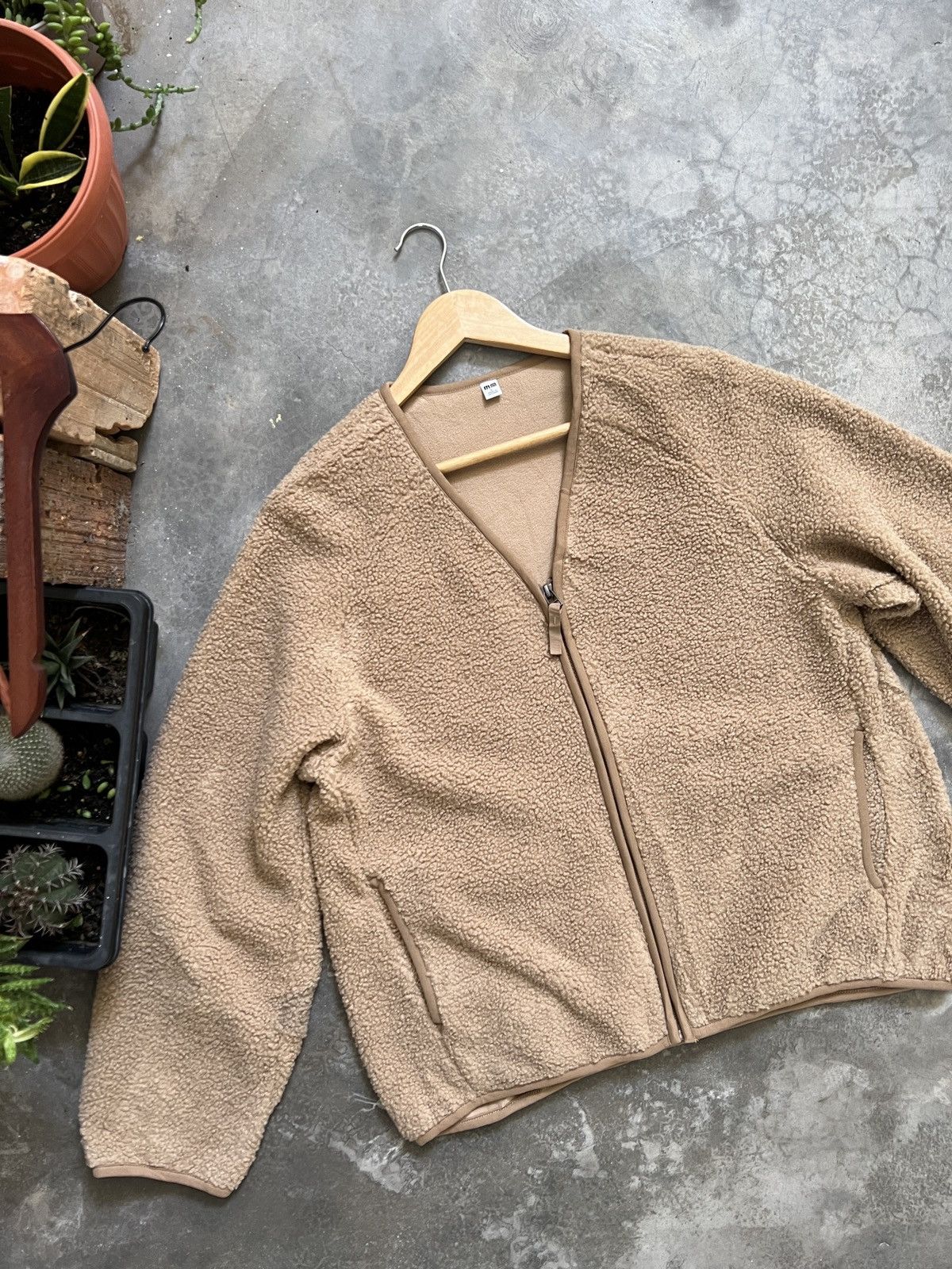 Japanese Brand × Uniqlo VTG 🔥 Uniqlo Deep Pile Fleece Sherpa Zipper Up Warm Cardigan Size US L / EU 52-54 / 3 - 3 Thumbnail