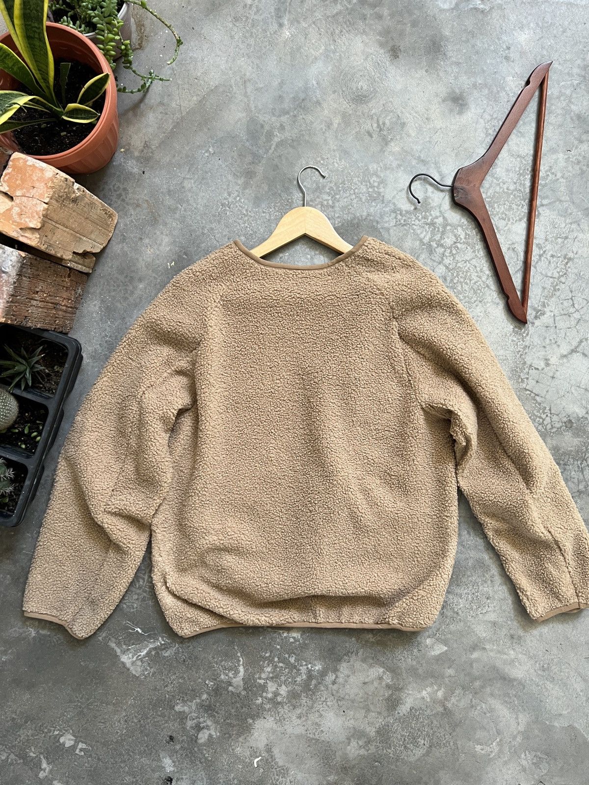 Japanese Brand × Uniqlo VTG 🔥 Uniqlo Deep Pile Fleece Sherpa Zipper Up Warm Cardigan Size US L / EU 52-54 / 3 - 8 Thumbnail
