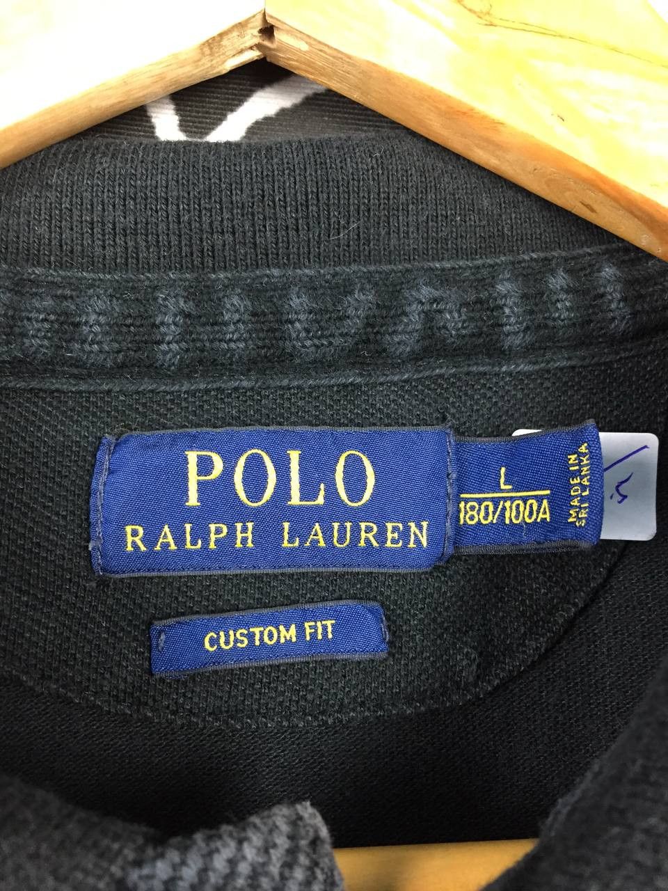 Polo Ralph Lauren Vtg Polo Ralph Lauren Embroidered logo Custom Fit Polo Tee Size US L / EU 52-54 / 3 - 7 Thumbnail