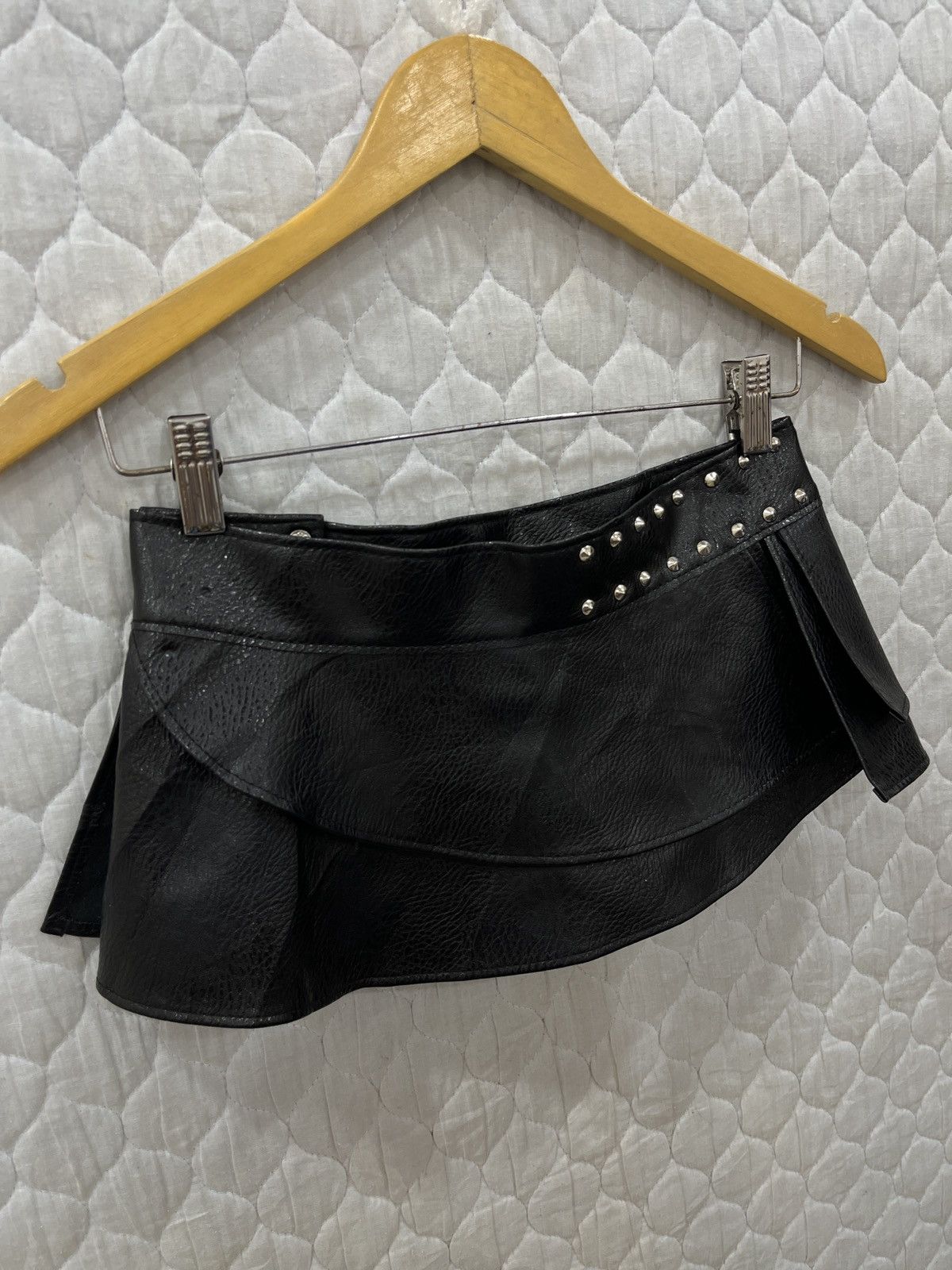 Other (Qqq). UNBRANDED PU LEATHER PUNK SKIRTS Size 25" / US 0 / IT 36 - 7 Thumbnail