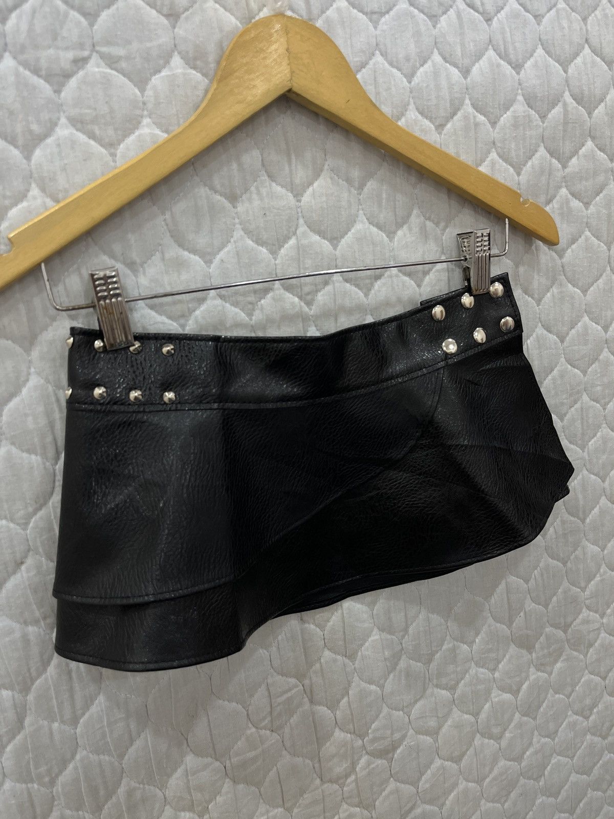 Other (Qqq). UNBRANDED PU LEATHER PUNK SKIRTS Size 25" / US 0 / IT 36 - 3 Thumbnail