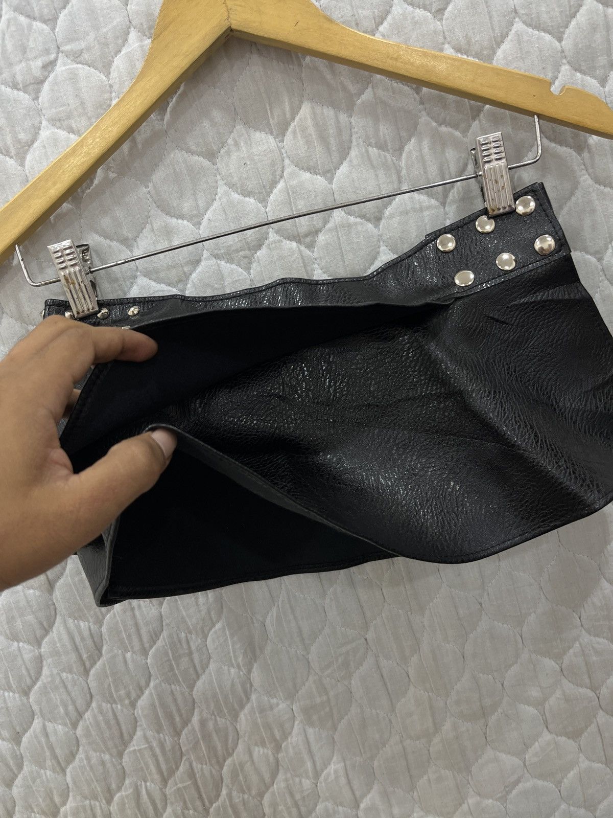 Other (Qqq). UNBRANDED PU LEATHER PUNK SKIRTS Size 25" / US 0 / IT 36 - 4 Thumbnail