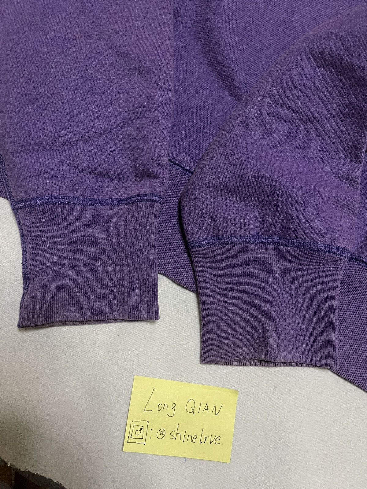 Supreme Supreme 2005 teal on purple box logo crewneck Size US L / EU 52-54 / 3 - 10 Thumbnail