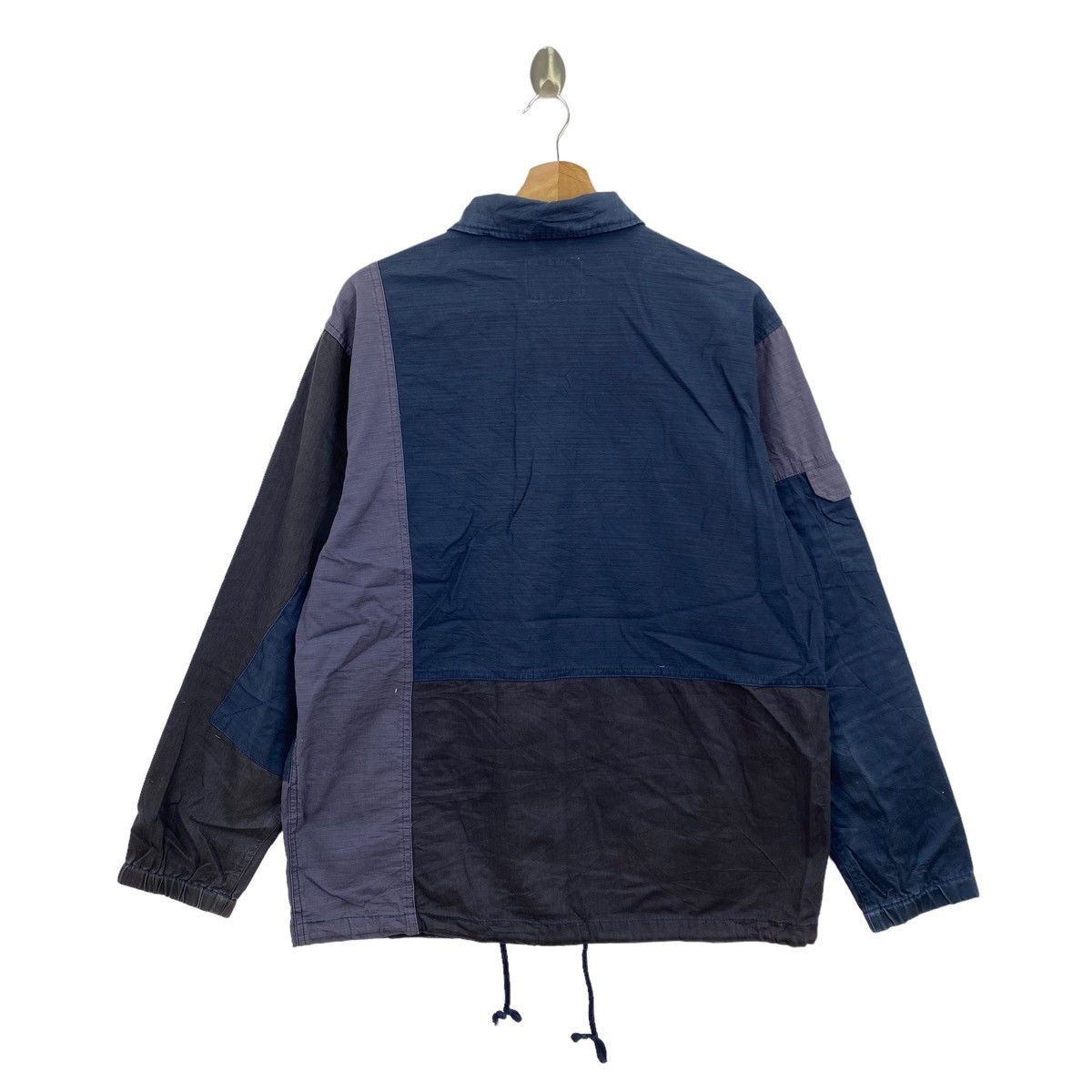 Japanese Brand COEN CO Japan Brand Black Patchwork Design Button Up Shirts Size US L / EU 52-54 / 3 - 6 Thumbnail